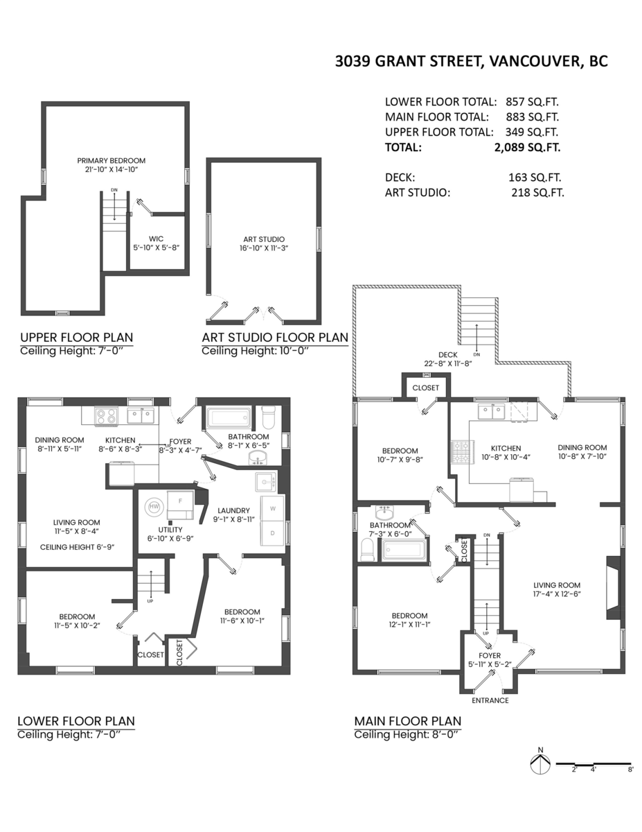 Outdoor Deck Photo of 3039 Grant Street, Vancouver, BC