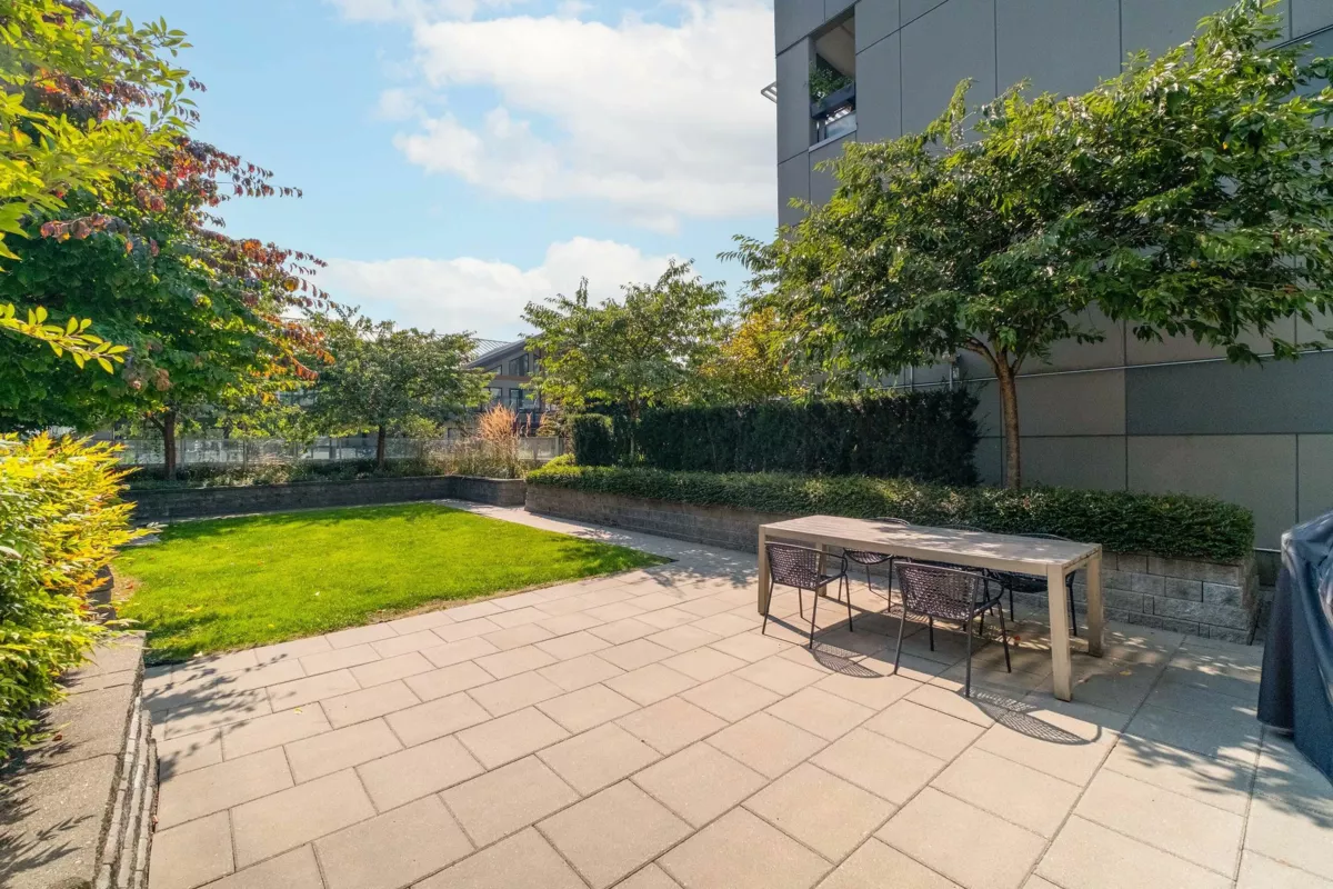 Aerial View of 404 1061 Marine Drive, North Vancouver, BC