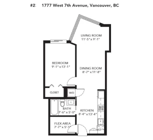 Walk-In Closet Photo of 232 1777 W 7th Avenue, Vancouver, BC