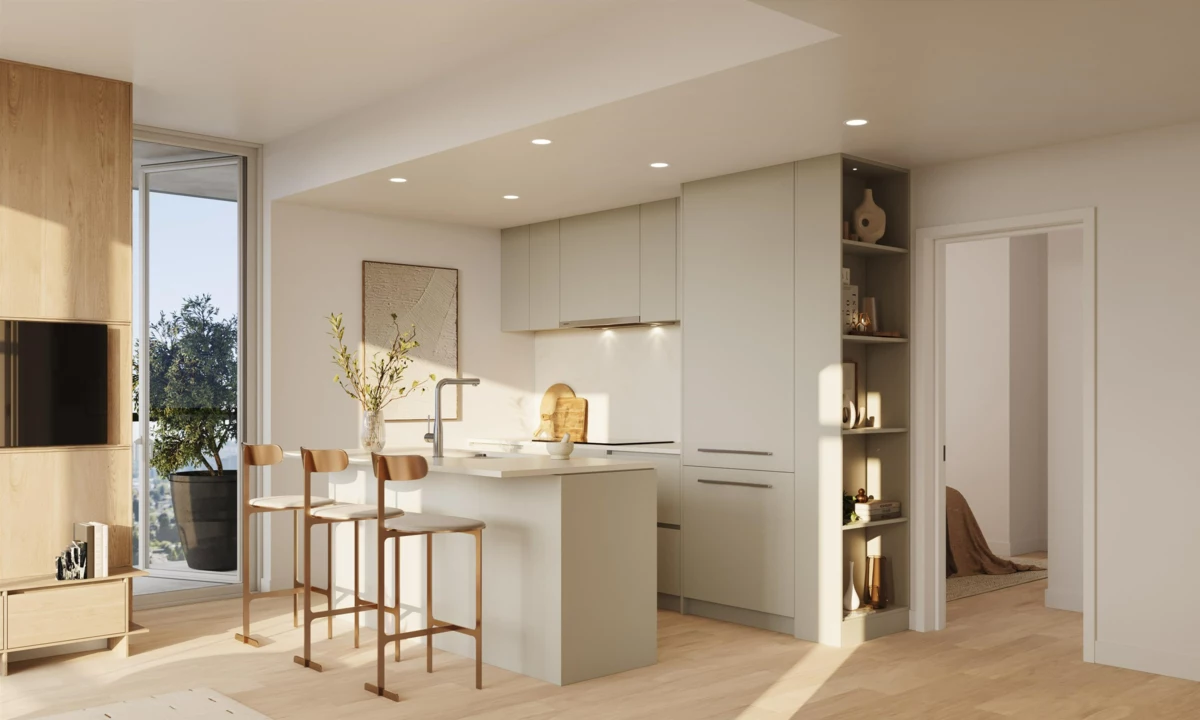 Exterior Rear Photo of 204 611 Tyndall Street, Coquitlam, BC