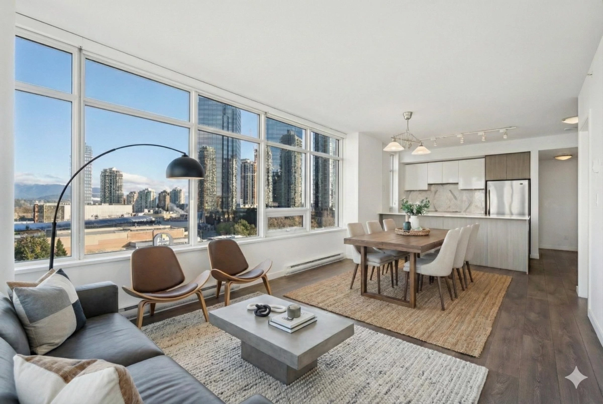 Living Room Photo of 809 6461 Telford Avenue, Burnaby, BC