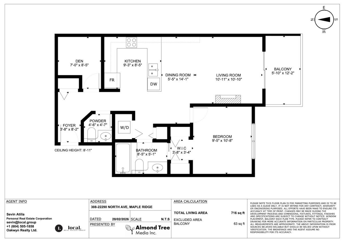 Basement Recreation Room Photo of 308 22290 North Avenue, Maple Ridge, BC