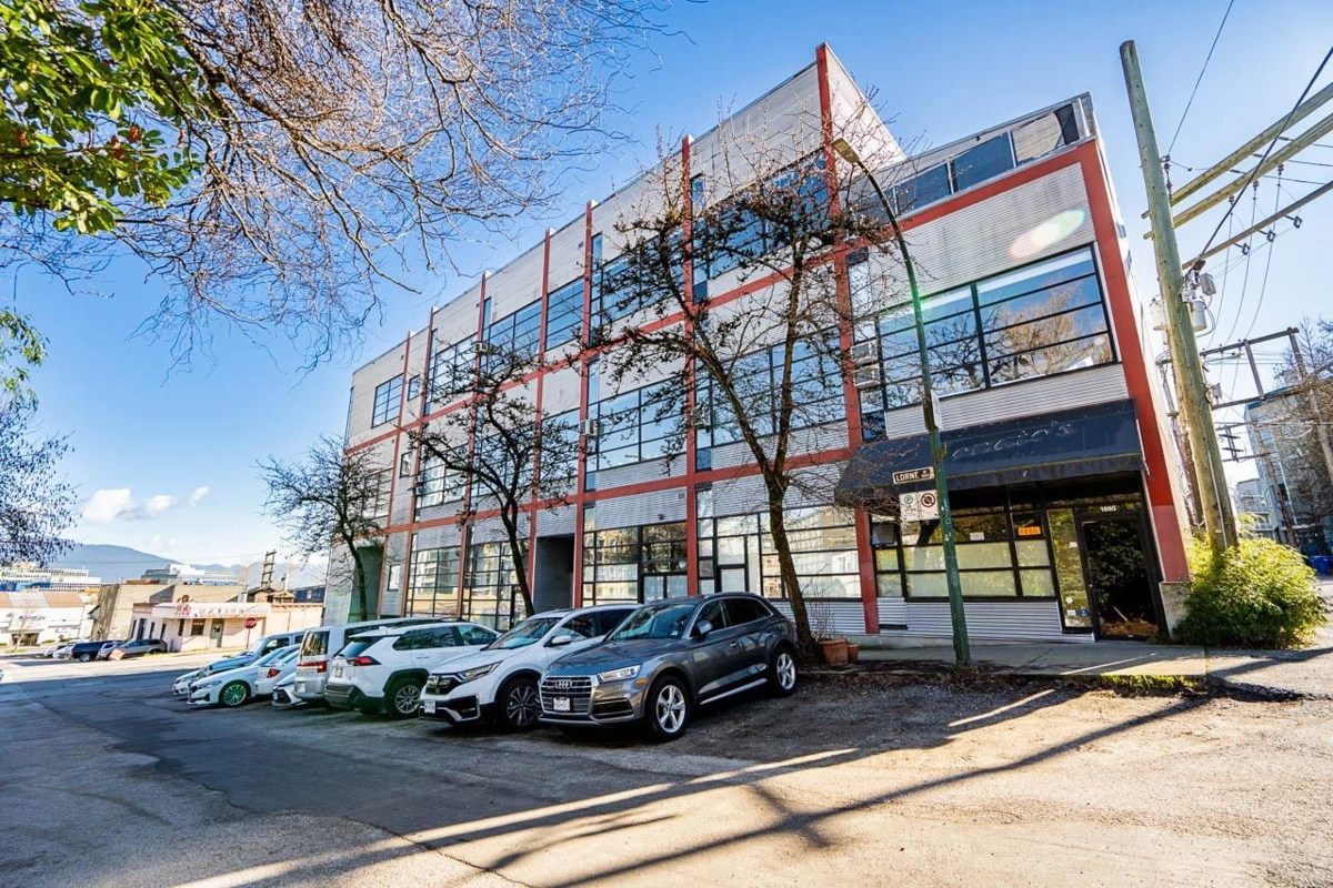 Aerial View of 202 1850 Lorne Street, Vancouver, BC