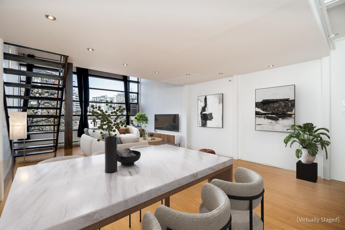 Dining Area Photo of 202 1850 Lorne Street, Vancouver, BC