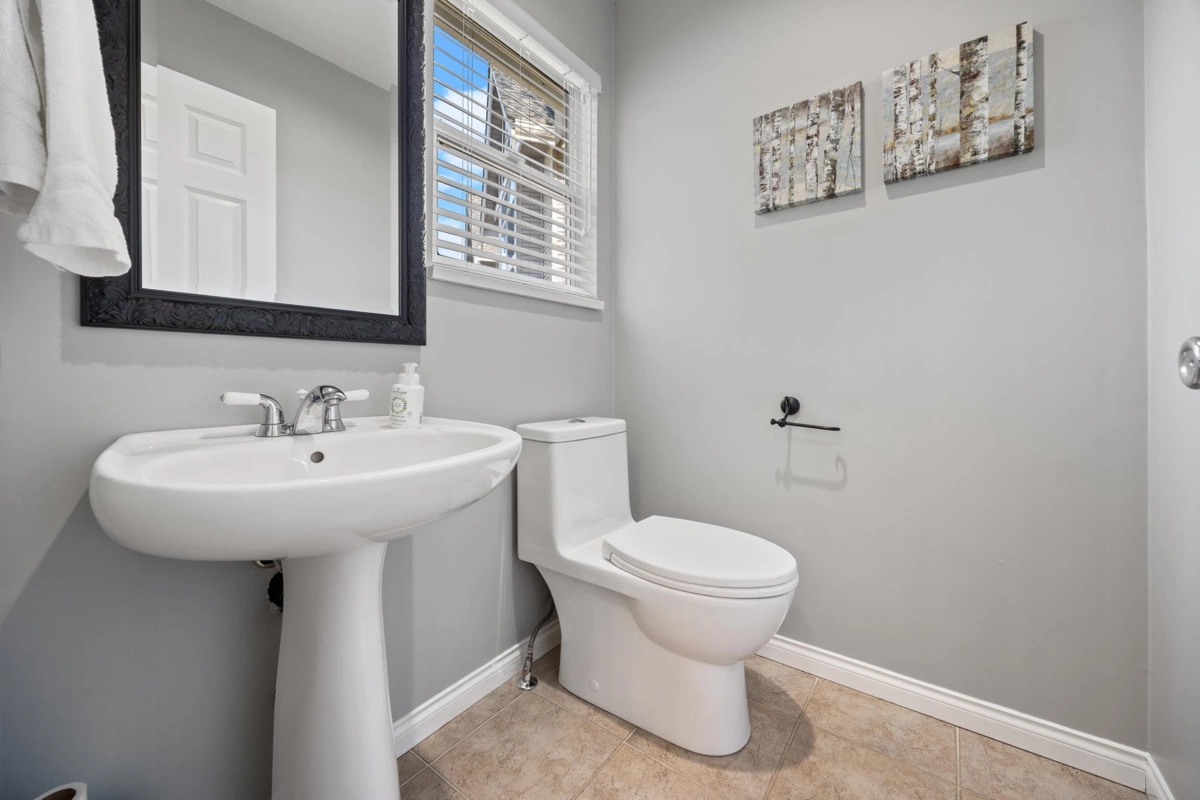 Powder Room Photo of 10 7488 Mulberry Place, Burnaby, BC
