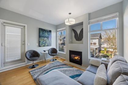 Basement Recreation Room Photo of 10 7488 Mulberry Place, Burnaby, BC