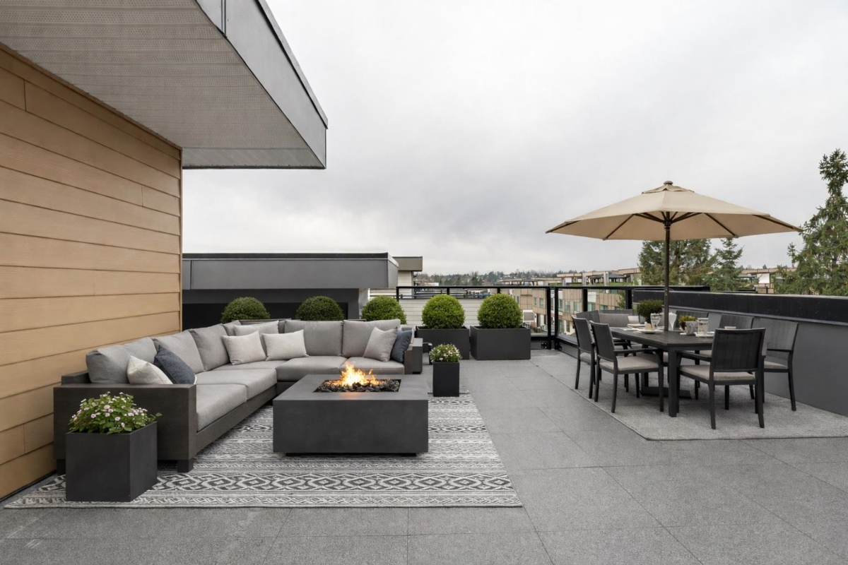 Exterior Rear Photo of 7 19667 55a Avenue, Langley, BC