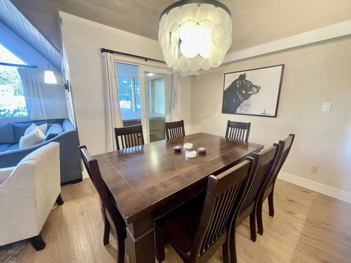 Dining Area Photo of Week 9 4293 Mountain Square, Whistler, BC