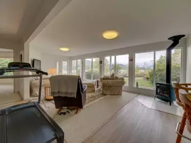 Aerial View of 6484 N Gale Avenue, Sechelt, BC
