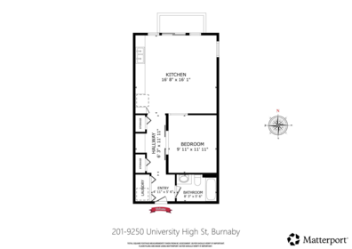201 9250 University High Street, Burnaby, BC, Burnaby — Apartment/Condo for sale