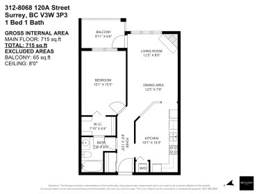 Entry Foyer Photo of 312 8068 120a Street, Surrey, BC