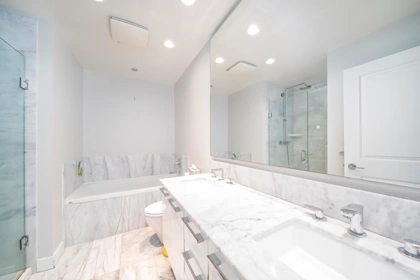 Powder Room Photo of 107 5638 Birney Avenue, Vancouver, BC