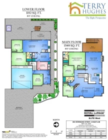 Aerial View of 888 Herrmann Street, Coquitlam, BC