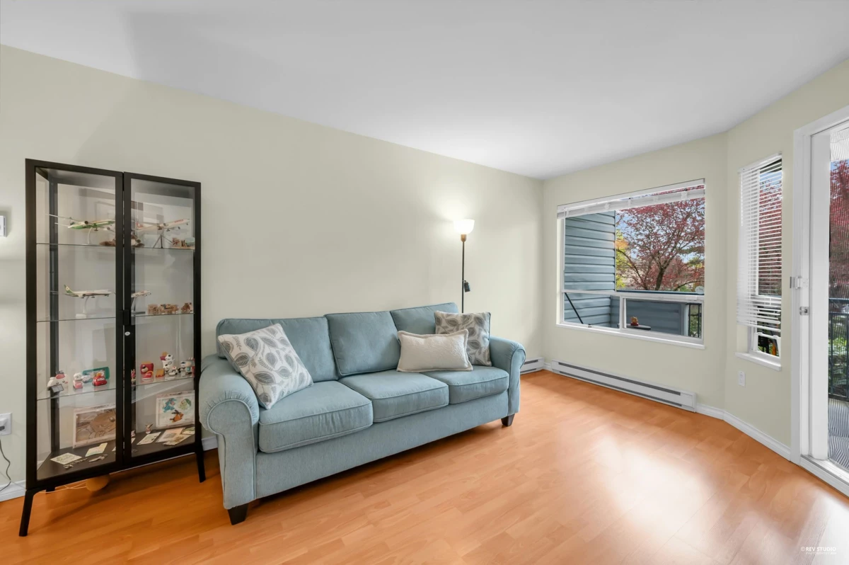 Living Room Photo of 101 7840 Moffatt Road, Richmond, BC