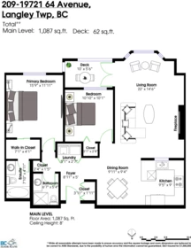 Office / Den Photo of 209 19721 64 Avenue, Langley, BC