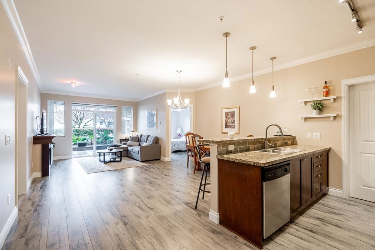 Living Room Photo of 114 12258 224 Street, Maple Ridge, BC