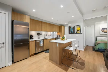 Kitchen Island Photo of 1 3728 Thurston Street, Burnaby, BC