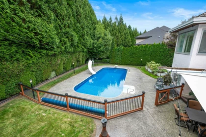 Aerial View of 8891 164 Street, Surrey, BC