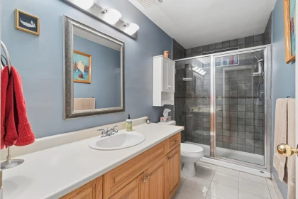 Aerial View of 408 E 2nd Street, North Vancouver, BC