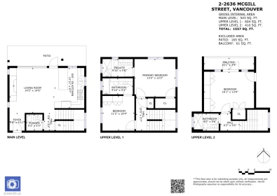 Backyard Photo of 2 2636 Mcgill Street, Vancouver, BC
