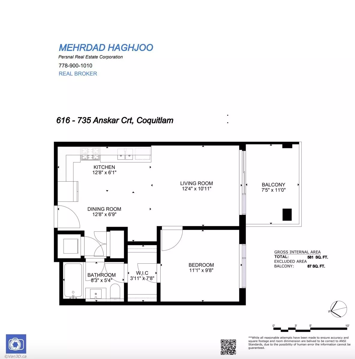 Exterior Rear Photo of 616 735 Anskar Crescent, Coquitlam, BC
