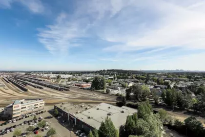 Aerial View of 2106 2789 Shaughnessy Street, Port Coquitlam, BC