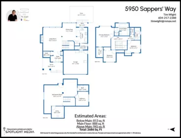 Kitchen Island Photo of 5950 Sappers Way, Chilliwack, BC