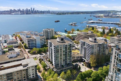 Outdoor Deck Photo of 405 155 W 1st Street, North Vancouver, BC