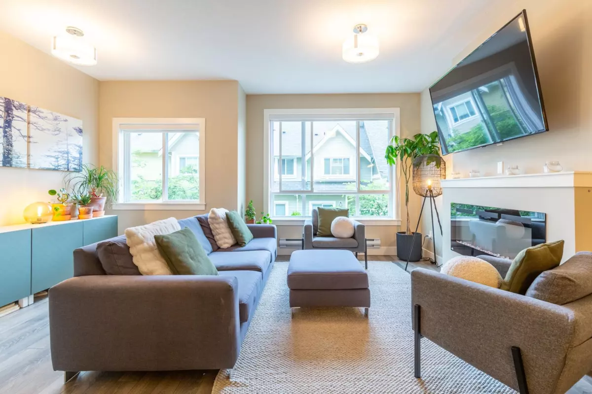 Living Room Photo of 104 1405 Dayton Street, Coquitlam, BC