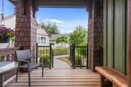 Outdoor Deck Photo of 1 5882 Cowichan Street, Chilliwack, BC