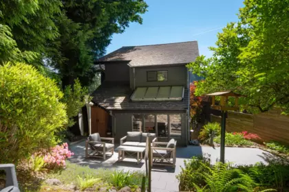 Aerial View of 2643 Panorama Drive, North Vancouver, BC