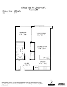 Laundry Room Photo of 2605 128 W Cordova Street, Vancouver, BC