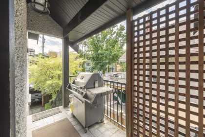 Aerial View of 2436 W 8th Avenue, Vancouver, BC