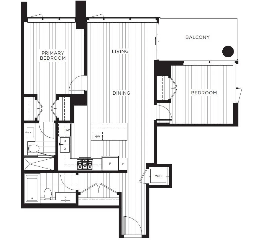 Exterior Rear Photo of 2101 518 Clarke Road, Coquitlam, BC