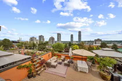 Outdoor Patio Photo of 402 110 Seventh Street, New Westminster, BC