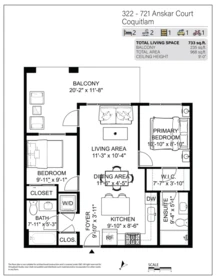 Loft / Bonus Room Photo of 322 721 Anskar Court, Coquitlam, BC