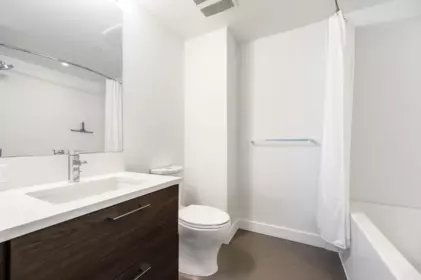Basement Recreation Room Photo of 1605 8538 River District Crossing, Vancouver, BC