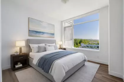 Bedroom 3 Photo of 1605 8538 River District Crossing, Vancouver, BC