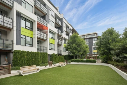 Outdoor Deck Photo of 413 3038 St George Street, Port Moody, BC
