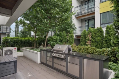 Outdoor Patio Photo of 413 3038 St George Street, Port Moody, BC