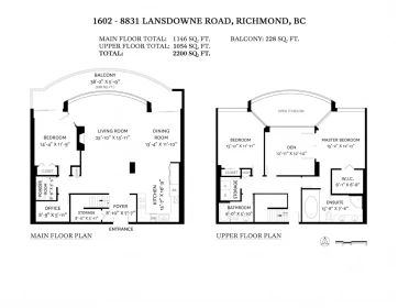 1602 8831 Lansdowne Road, Richmond, BC, Richmond — Apartment/Condo for sale