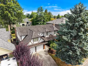 Aerial View of 4237 Candlewood Drive, Richmond, BC
