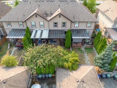 Aerial View of 6858 208 Street, Langley, BC
