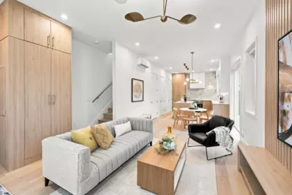 Living Room Photo of 2 2509 Kitchener Street, Vancouver, BC