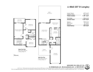 Exterior Rear Photo of 6 4860 207 Street, Langley, BC