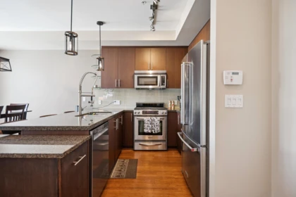 Basement Recreation Room Photo of 303 6077 London Road, Richmond, BC
