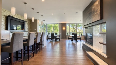 Basement Recreation Room Photo of 2805 2133 Douglas Road, Burnaby, BC