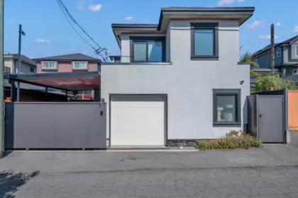 Aerial View of 768 E 58th Avenue, Vancouver, BC