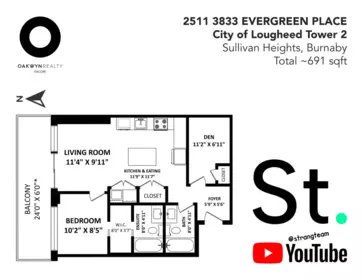 Laundry Room Photo of 2511 3833 Evergreen Place, Burnaby, BC