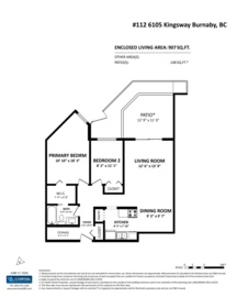 Hallway Photo of 112 6105 Kingsway, Burnaby, BC